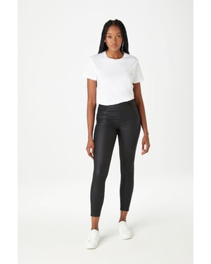 Black Coated Jegging