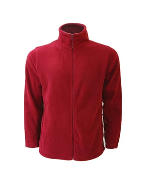 Russell Heren Full Zip Outdoor Fleece Jacket (Klassiek rood)