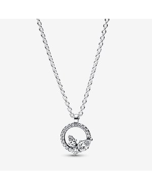 Pandora 'Herbarium Cluster' Women's 925 Sterling Silver Chain with Pendant - Silver 392620C01-45