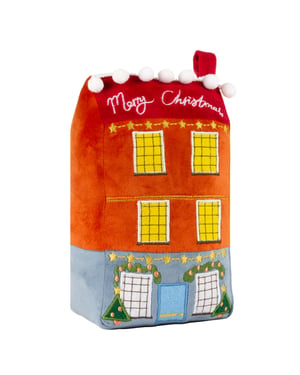 furn. Christmas Spirit House Festive Door Stop