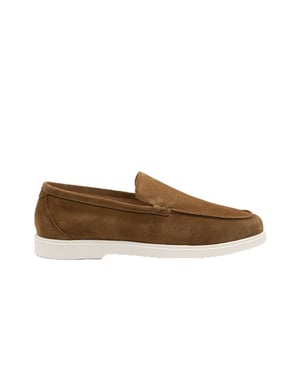 Loake Tuscany Suede Casual Shoe Chestnut Suede