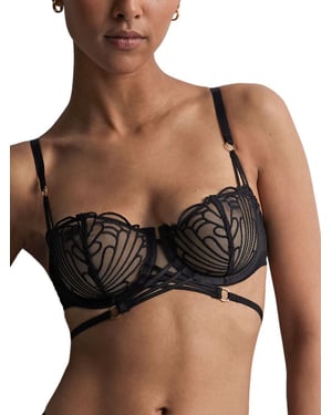 L'Indomptable Half-Cup Bra Afterdark