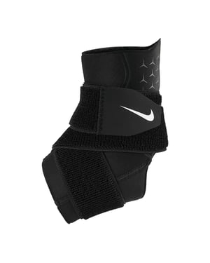 Nike Pro Compression Ankle Support (Black/White)