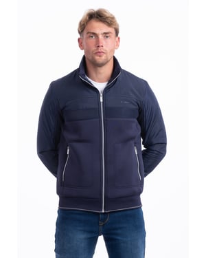 D Rock Mens Fleece Jacket with Zipped Pockets Lightweight
