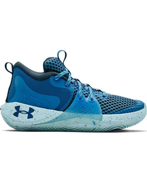 Under Armour GS Embiid 1 Barn Blå Basketskor Träningsskor