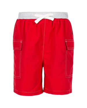 Trespass Zwemshort kinderen/kinderen in de diepte (Rood)