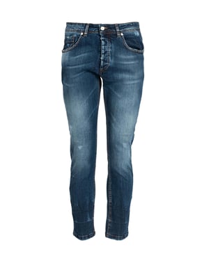 Takeshy Kurosawa Jeans Regular Blå för män