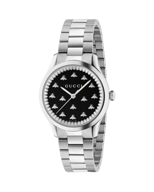 Gucci YA1265034 G-Timeless zwarte wijzerplaat dames horloge