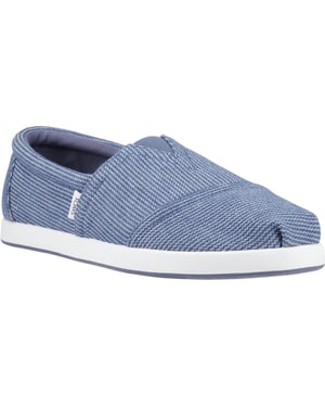 TOMS Alp FWD 100% Cotton Men's Dark Sky Espadrilles