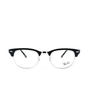 Ray-Ban Round Shiny Black Unisex Women Glasses Frames