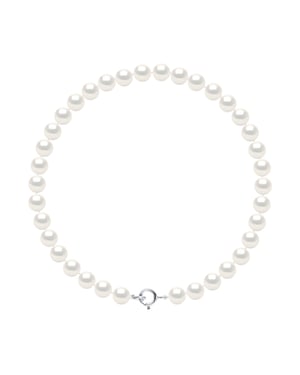 Armband Parels van het water Rank Sweet Rond 5-6mm White 925