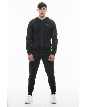 D Rock Men's Full Tracksuit 2 Piece Set with Hood