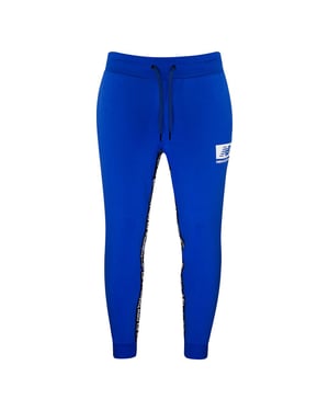 New Balance Stretch Waist Blue Essential ID Mens Fleece Track Pants MP13508 LSB