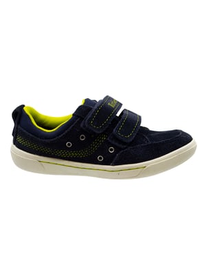 Timberland Littleton Ox Blue Suede Hook And Loop Småbarn Träningsskor A15RE