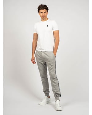Les Hommes Byxor Jogging Herr Grå