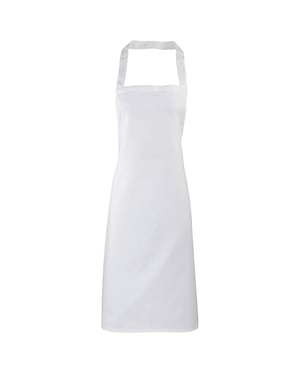 Premier Dames/Dames Slim Apron (geen Zak) / Werkkleding (Pakket van 2) (Wit)