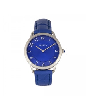 Bertha Abby Zwitsers horloge met leren band