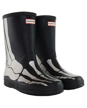 Hunter First Reflective Kids Black Wellington Boots