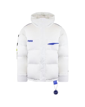 Puma x Ader Error Långärmad Zip Up Vit Herr Down Puffer Coat
