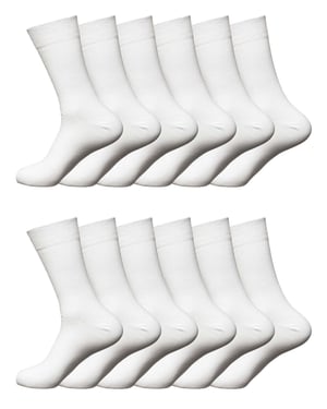 Enzo | 12 Pairs Mens Cotton Socks