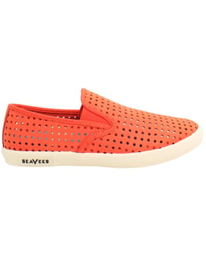 Seavees Baja Portal Dames Oranje Plimsolls