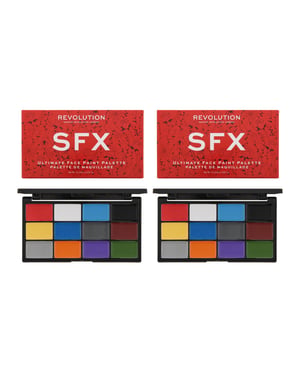 Revolution SFx Ultimate Face Paint Palette 12 x 1g x 2