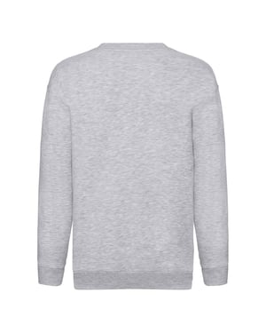 Fruit Of The Loom Kinder Unisex Premium 70/30 Sweatshirt (pak van 2) (Heather Grijs)
