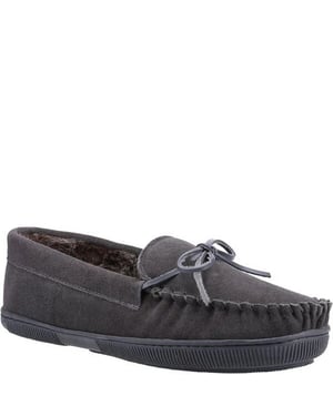 Hush Puppies Mens Ace Slippers (Grey)