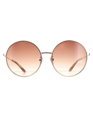 Chopard Round Womens Shiny Copper Gold Brown Gradient SCHF11V