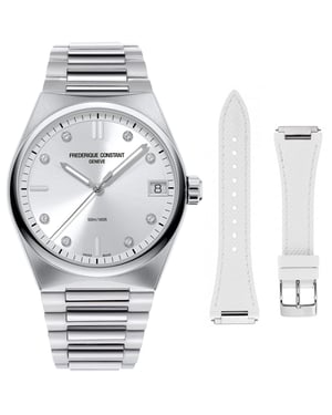 Frédérique Constant Highlife Dames Zilveren Horloge FC-240SD2NH6B