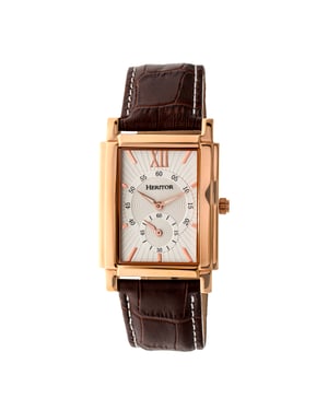 Heritor automatisch Frederick lederen band horloge