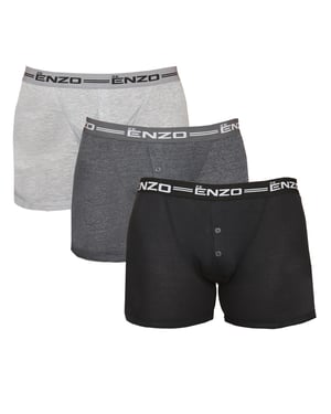 Enzo | Mens Boxers 3 Pack Assorted