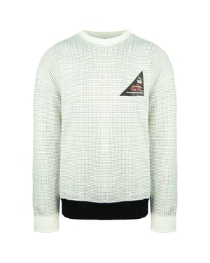 Puma x Michael Lau Long Sleeve Crew Neck White Mens AOP Sweatshirt 530359 52