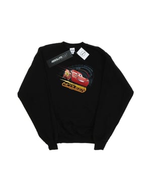 Disney Jongens Cars Bliksem McQueen Sweatshirt (Zwart)