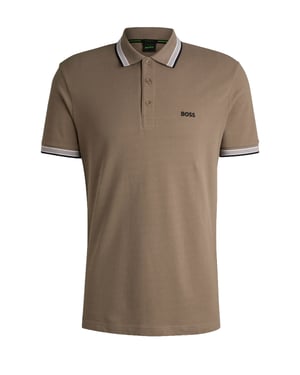 Boss Paddy Poloshirt Licht Pastelgroen