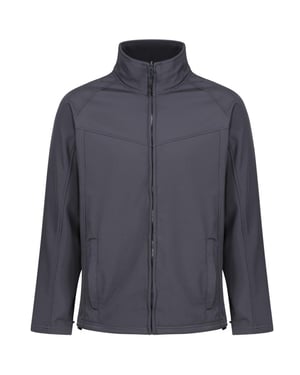 Regatta Roestige Heren Softshell Windbestendige Fleece Jacket (Afdichting Grijs)