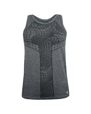Diadora Naadloze Tank Top Dames Strak Gym Hardloop Vest 170380 C2815