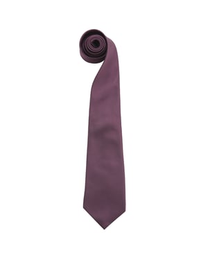 Premier Mannen “Kleuren” Effen Mode / Zakelijke Stropdas (Paars)