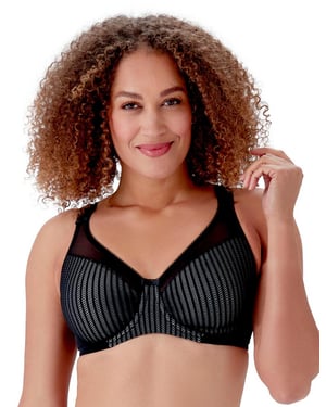 B541 Berlei Beauty Stripe Smoothing Minimiser Bra