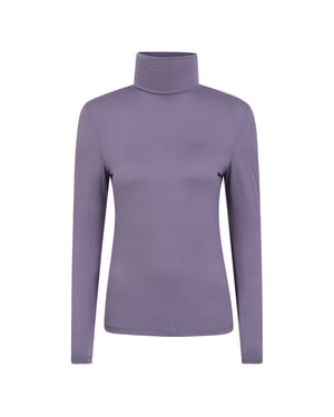 Mountain Warehouse Dames/Dames Keep The Heat Isotherm Roll Neck Basislaag Top (Donker paars)