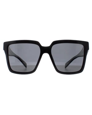 Prada PR24ZS 1AB5S0 zwarte donkergrijze zonnebril