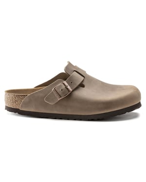 Birkenstock Boston Oiled Nubuck Leather Unisex Clogs