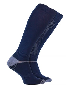 Bamboo Equestrian Socks | COMODO | Long Boot Horse Riding Socks | Knee High Bamboo Socks - Navy