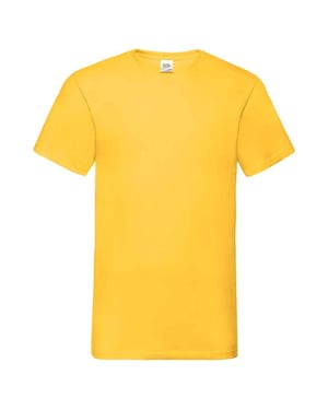 Fruit of the Loom Unisex adult waardevol v hals t-shirt