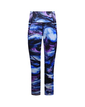 Sweaty Betty Power Pro Workout Womens Blue Print Leggings