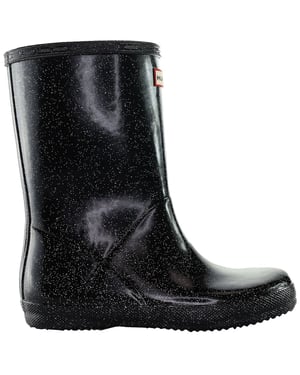 Hunter First Classic Starcloud Kids Black Boots