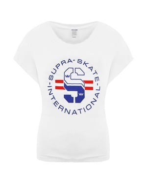 Supra Korte Mouw Ronde Hals Wit Heren Skate T-shirt 192233 166
