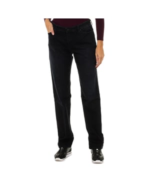 Dames lange recht gesneden denim broek 6Y5J15-5DWPZ