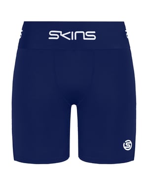 Skins Series-1 Stretch Navy Blue Mens Training Half Tights Shorts SO00100029010