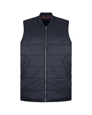 Ben Sherman Quilted Mens Black Gilet